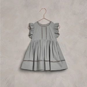 Noralee Isla Dress in Chambray (sage green) Size 6